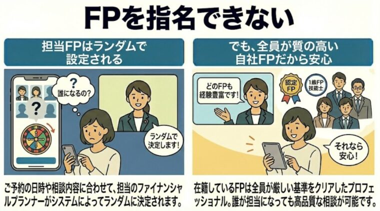 FPを指名できない